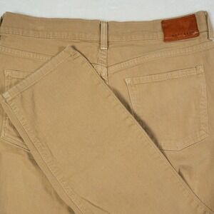 Mott & Bow Mercer Slim Fit Khaki Jeans Mens 32x30 Tan Stretch Twill Pants